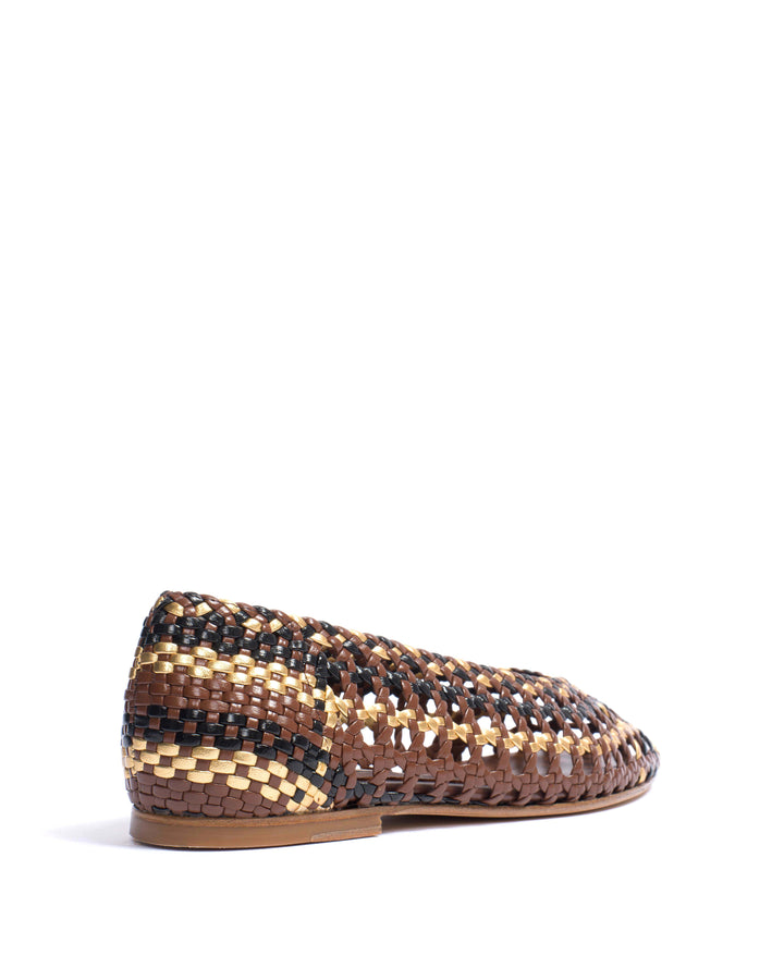 Anonymous Copenhagen Sessi 10 Hand-braided Leather Chocolate Mix