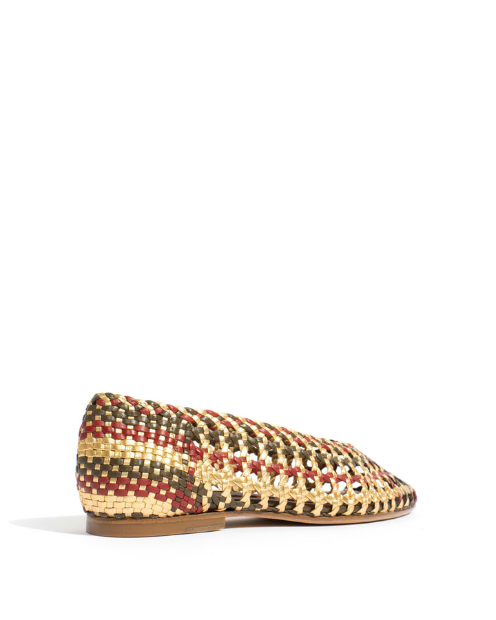 Anonymous Copenhagen Sessi 10 Hand-braided Leather Olive Green Mix