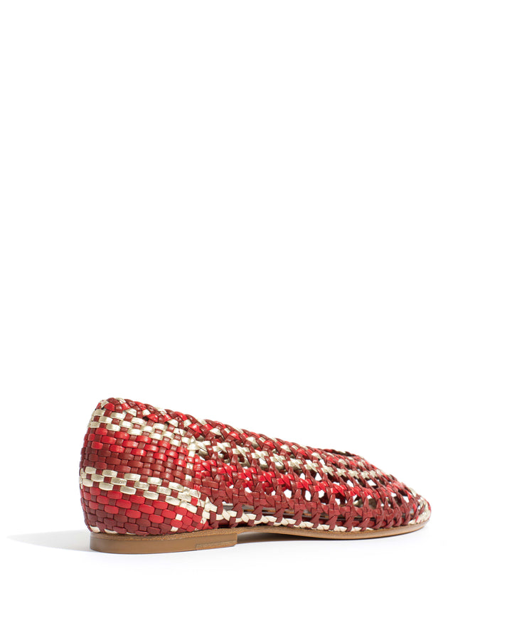 Anonymous Copenhagen Sessi 10 Hand-braided Leather Pomegranate Mix