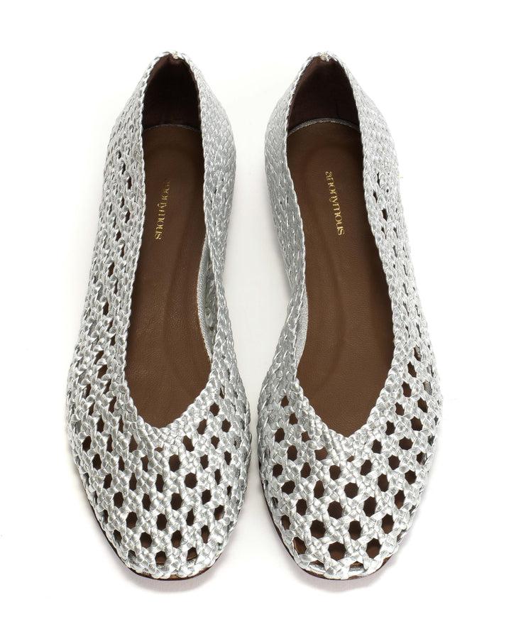 Anonymous Copenhagen Sessi 10 Hand-braided Leather Silver