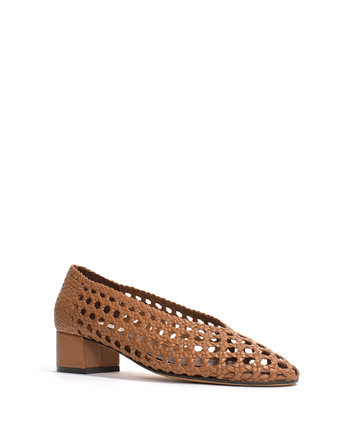 Anonymous Copenhagen Sessi 40 Hand-braided Leather Caramel