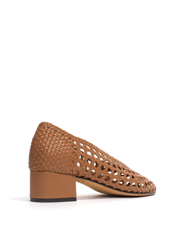 Anonymous Copenhagen Sessi 40 Hand-braided Leather Caramel