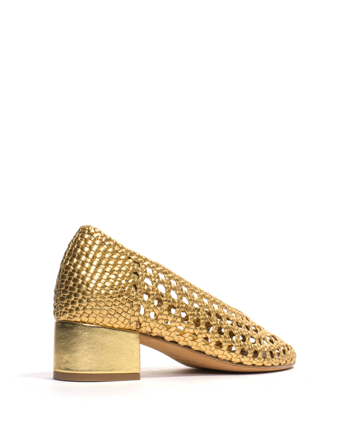 Anonymous Copenhagen Sessi 40 Hand-braided Leather Gold