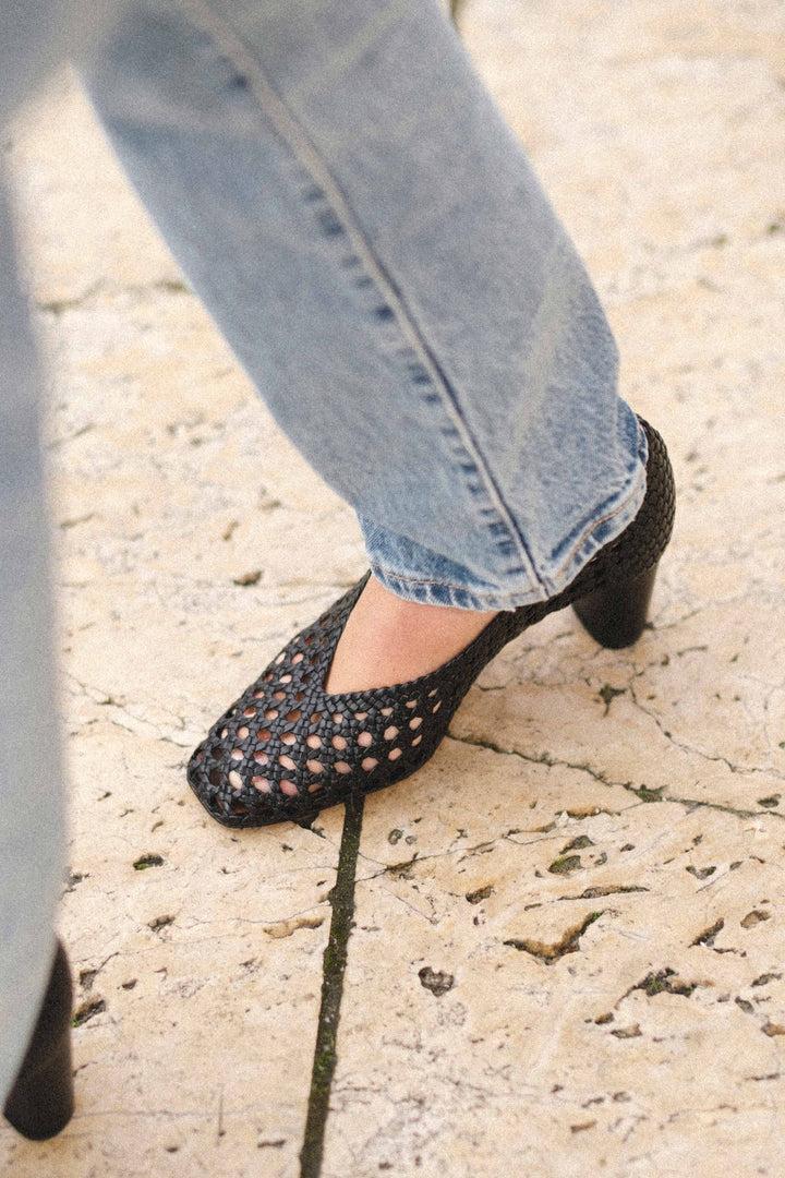 Anonymous Copenhagen Sessi 60 Hand-braided Leather Black