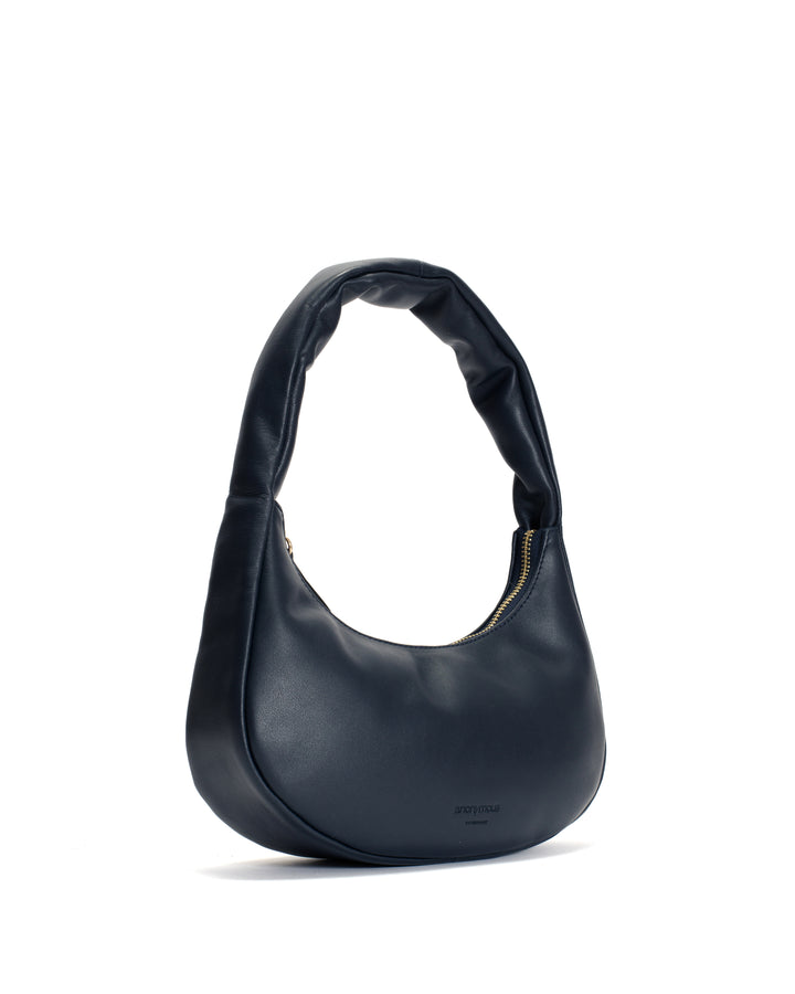 Anonymous Copenhagen Shane Petite Pillow Bag Soft Calf Dark Blue