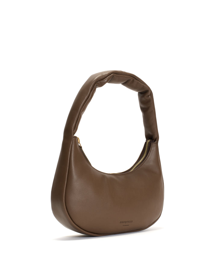 Anonymous Copenhagen Shane Petite Pillow Bag Soft Calf Dark Taupe