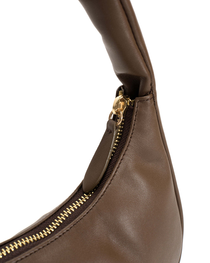 Anonymous Copenhagen Shane Petite Pillow Bag Soft Calf Dark Taupe