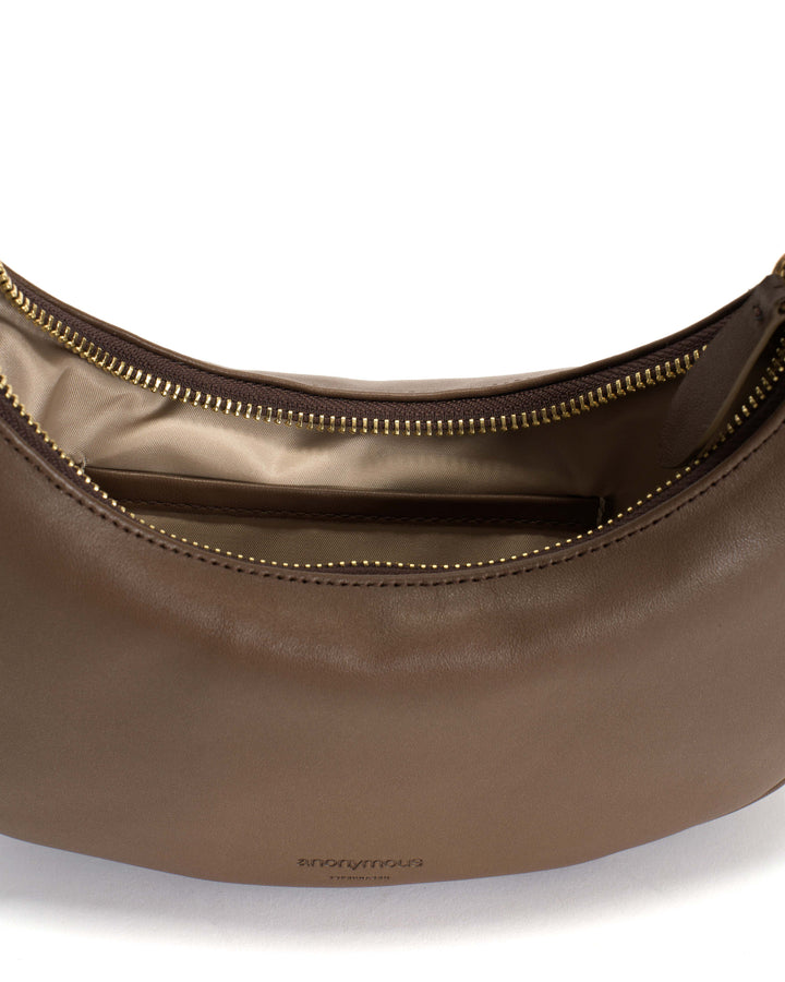 Anonymous Copenhagen Shane Petite Pillow Bag Soft Calf Dark Taupe