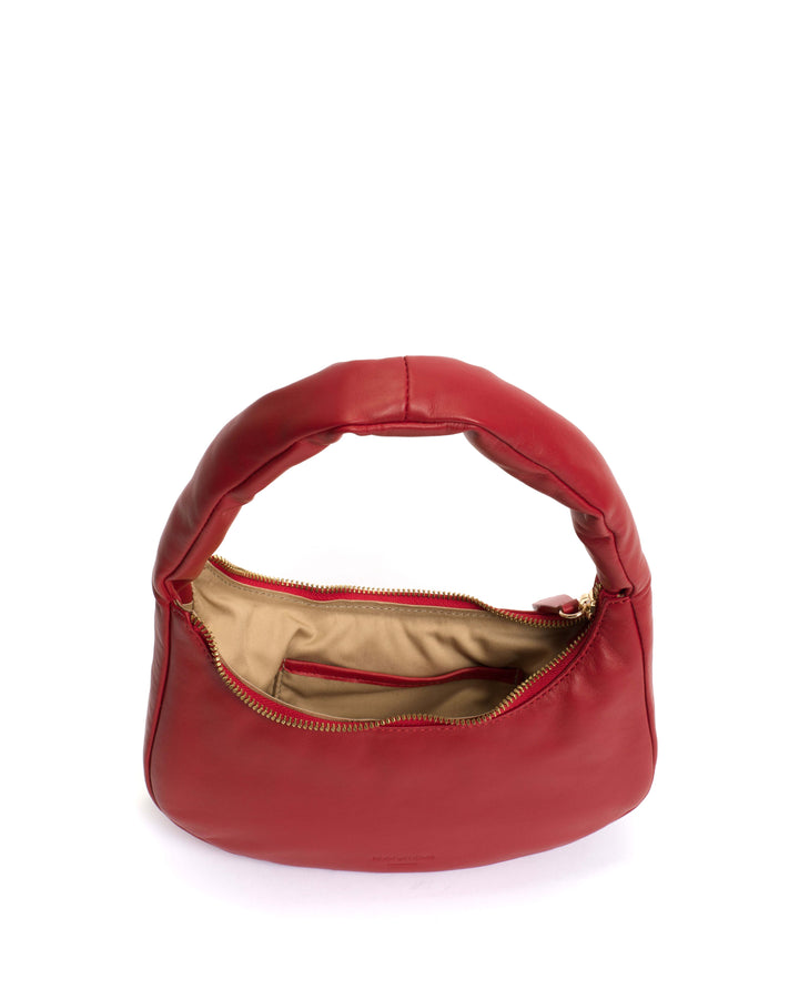 Anonymous Copenhagen Shane Petite Pillow Bag Soft Calf Ruby Red