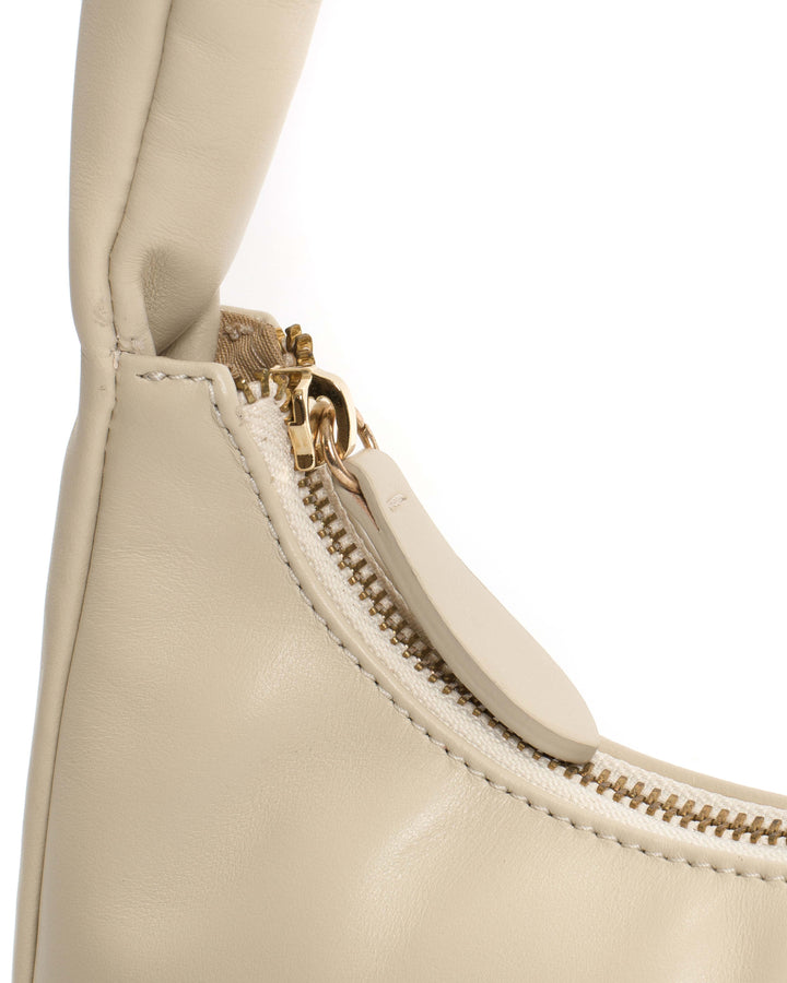 Anonymous Copenhagen Shane Petite Pillow Bag Soft Calf White Sand