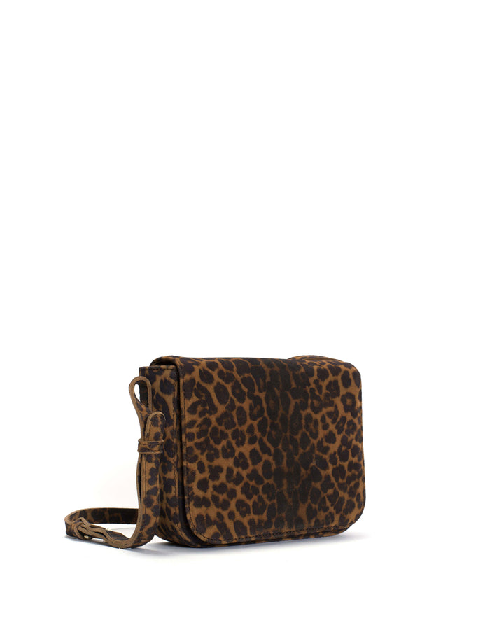 Anonymous Copenhagen Sicha Crossover Bag Calf Suede Print Leopard
