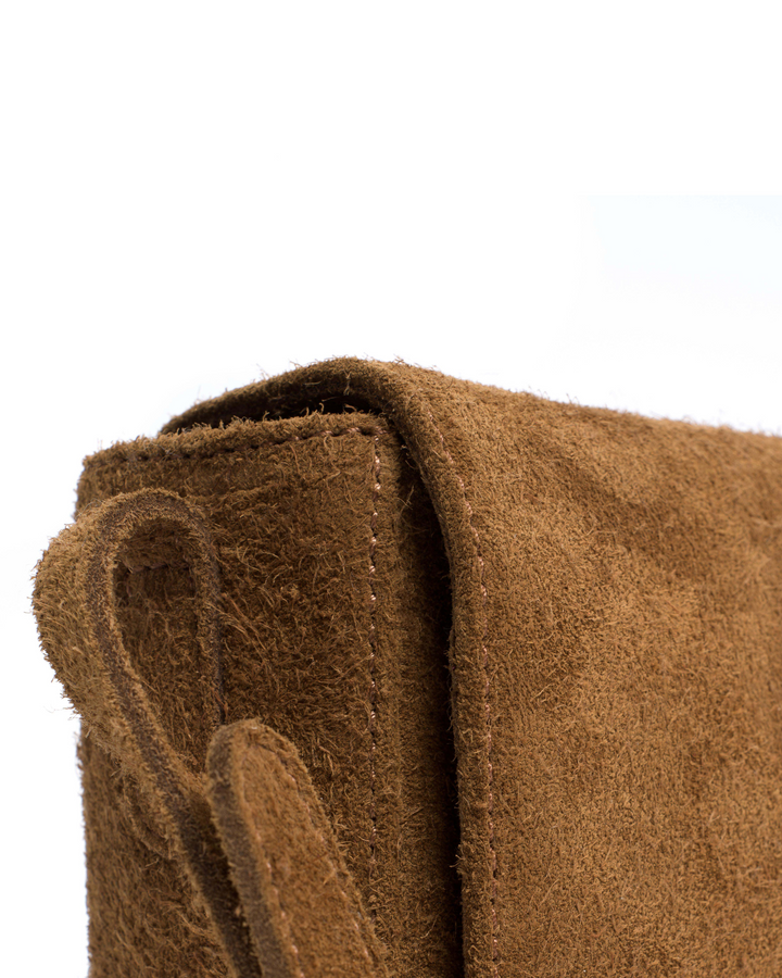 Anonymous Copenhagen Sicha Crossover Bag Plushed Calf Suede Cinnamon