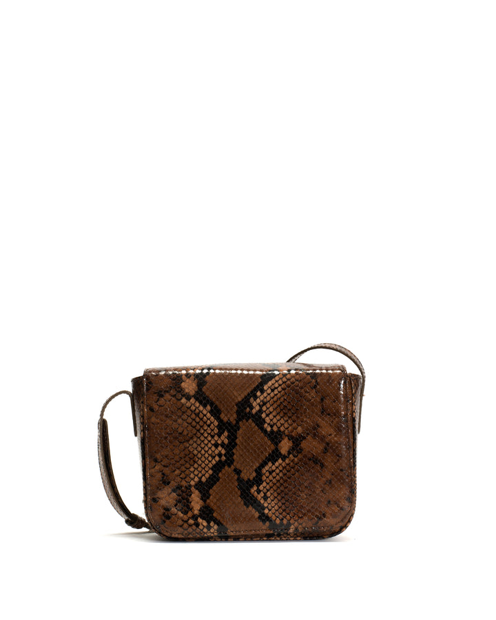 anonymous copenhagen Sicha crossover bag Snake calf Hazelnut