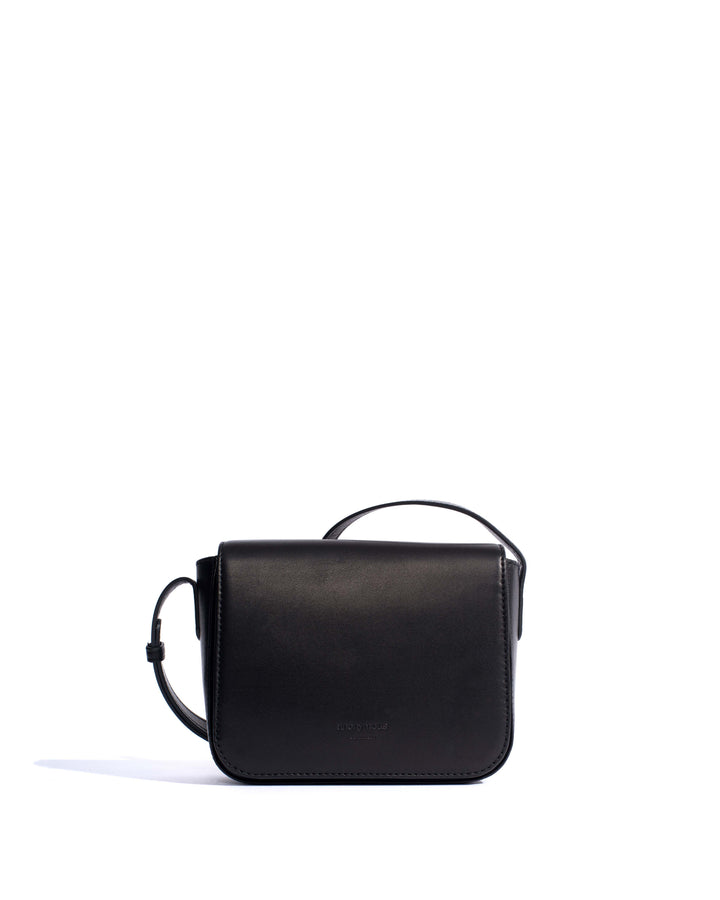 anonymous copenhagen Sicha interlace crossover bag Shiny lamb Black