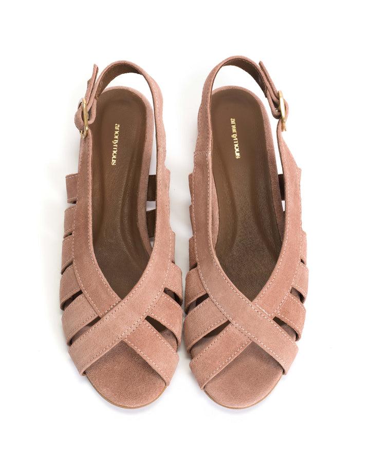 Anonymous Copenhagen Sophie 20 Calf Suede Burned Rose