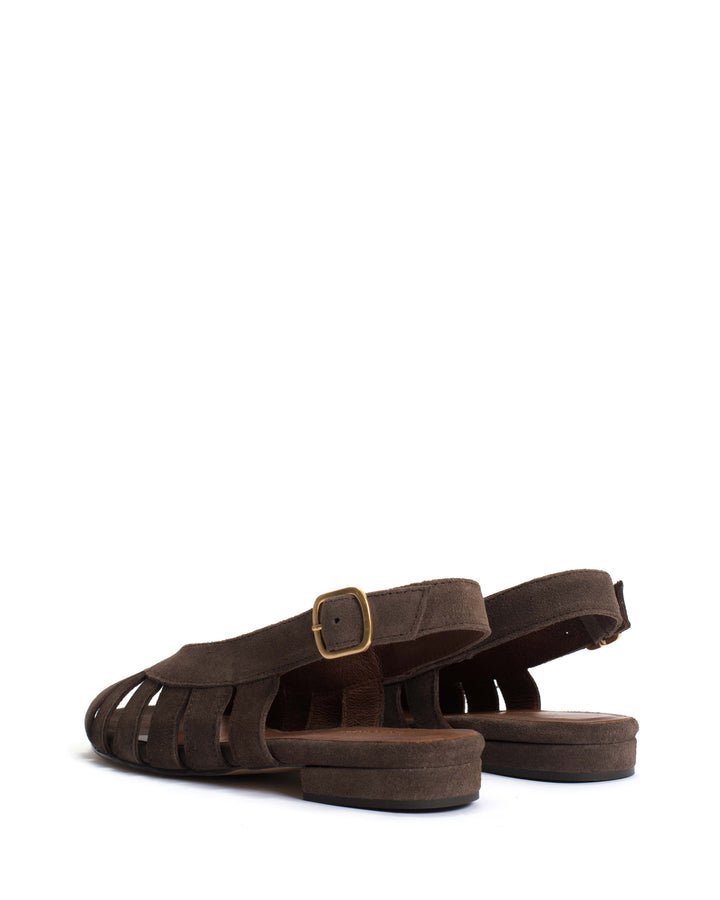 Anonymous Copenhagen Sophie 20 Calf Suede Coffee Brown