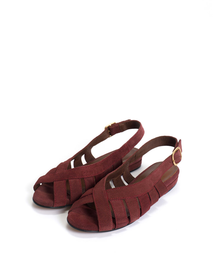 Anonymous Copenhagen Sophie 20 Calf Suede Pomegranate