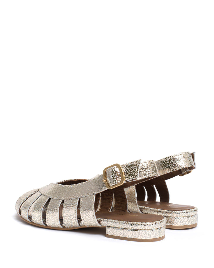 Anonymous Copenhagen Sophie 20 Crackled Metallic Goat Champagne