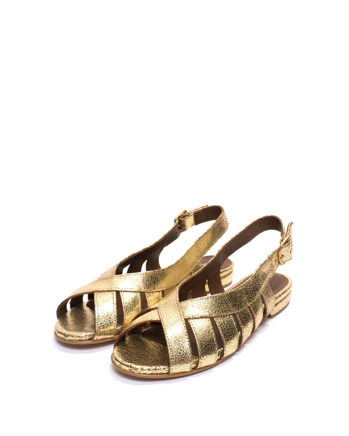 Anonymous Copenhagen Sophie 20 Crackled Metallic Goat Gold