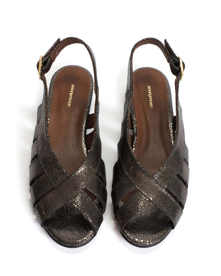 Anonymous Copenhagen Sophie 20 Crackled Metallic Goat Platinum