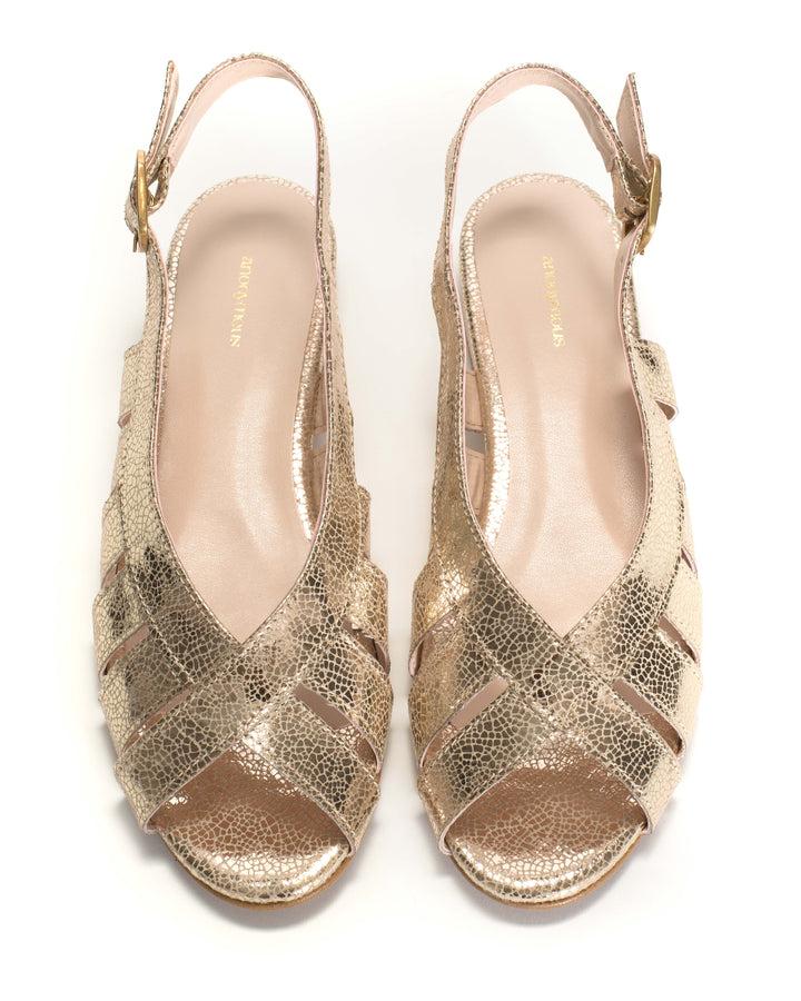 Anonymous Copenhagen Sophie 20 Crackled Metallic Vegan Champagne