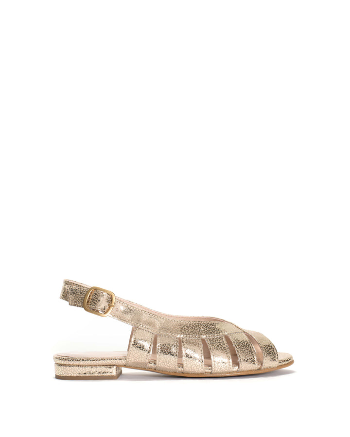 anonymous copenhagen Sophie 20 Crackled metallic vegan Champagne