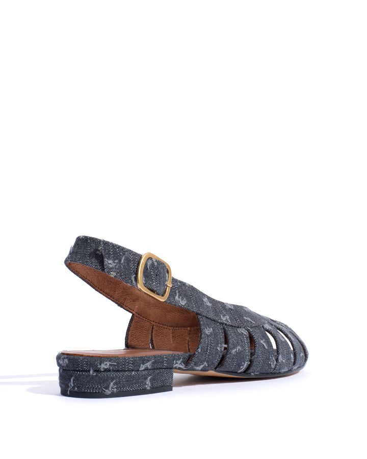 Anonymous Copenhagen Sophie 20 Denim Distressed Washed Black