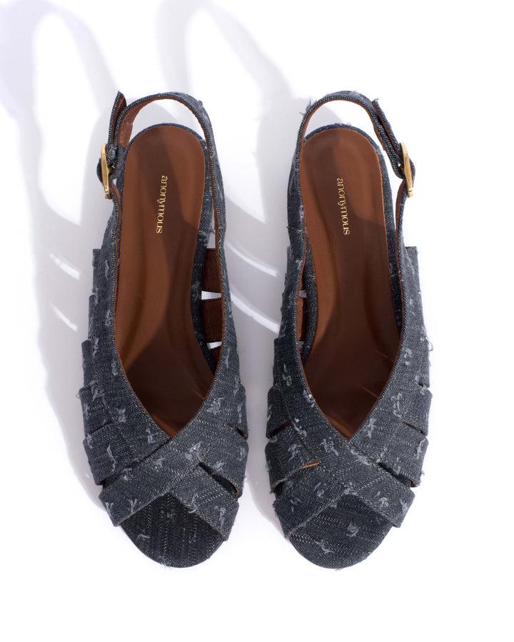 Anonymous Copenhagen Sophie 20 Denim Distressed Washed Black