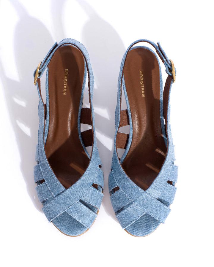 Anonymous Copenhagen Sophie 50 Stiletto Denim Washed Blue