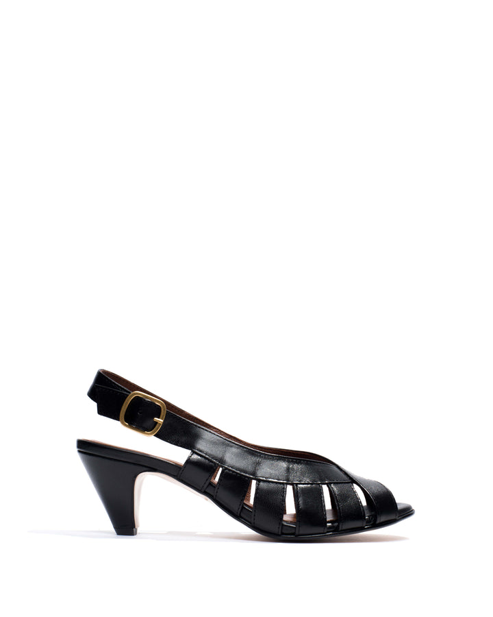 anonymous copenhagen Sophie 50 stiletto Shiny lamb Black