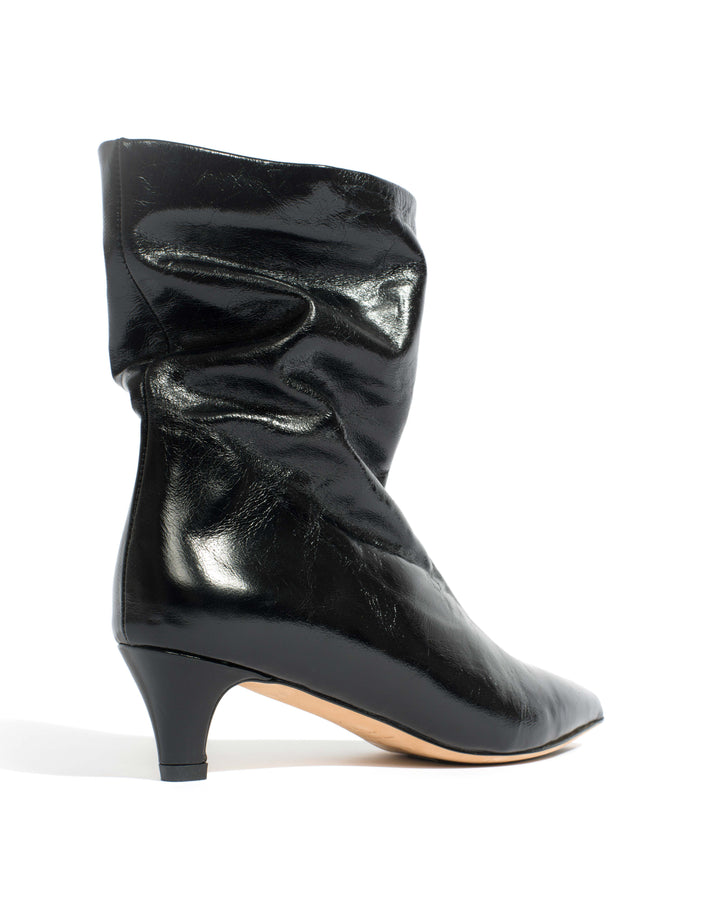 Anonymous Copenhagen Sweeney 40 Stiletto Crinkled Soft Calf Black