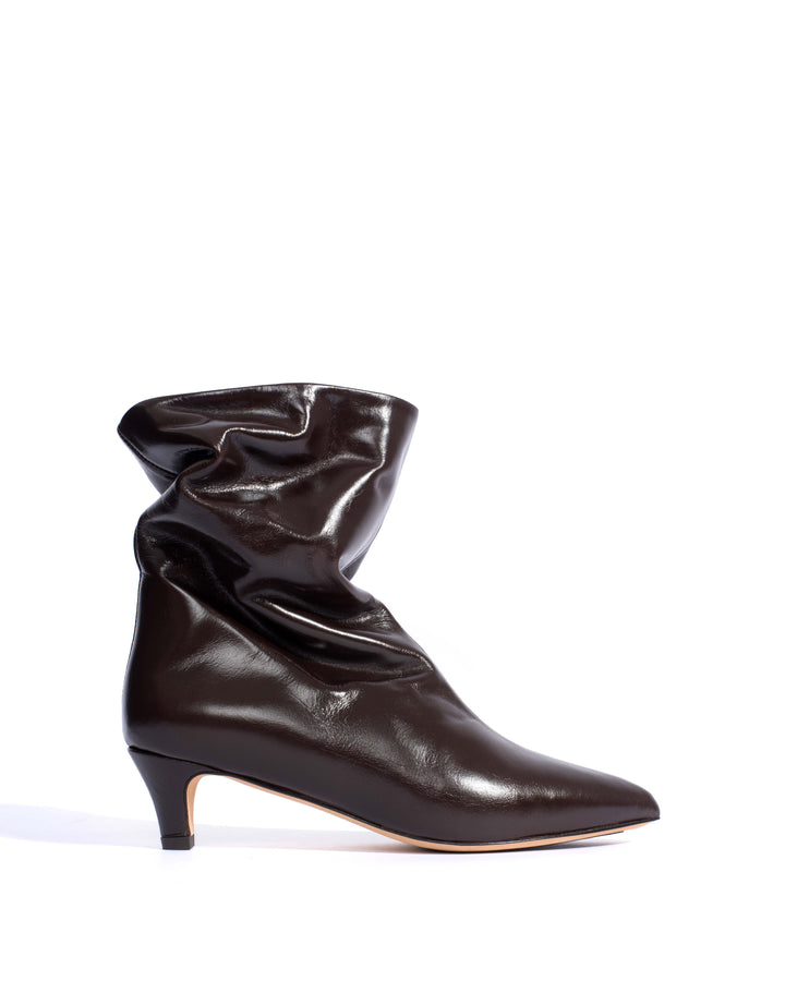 anonymous copenhagen Sweeney 40 stiletto Crinkled soft calf Espresso brown