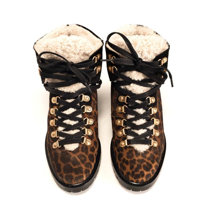 Anonymous Copenhagen Teddi Calf Suede Print Leopard