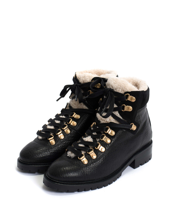 Anonymous Copenhagen Teddi Grained Vegetable Tanned Calf Black