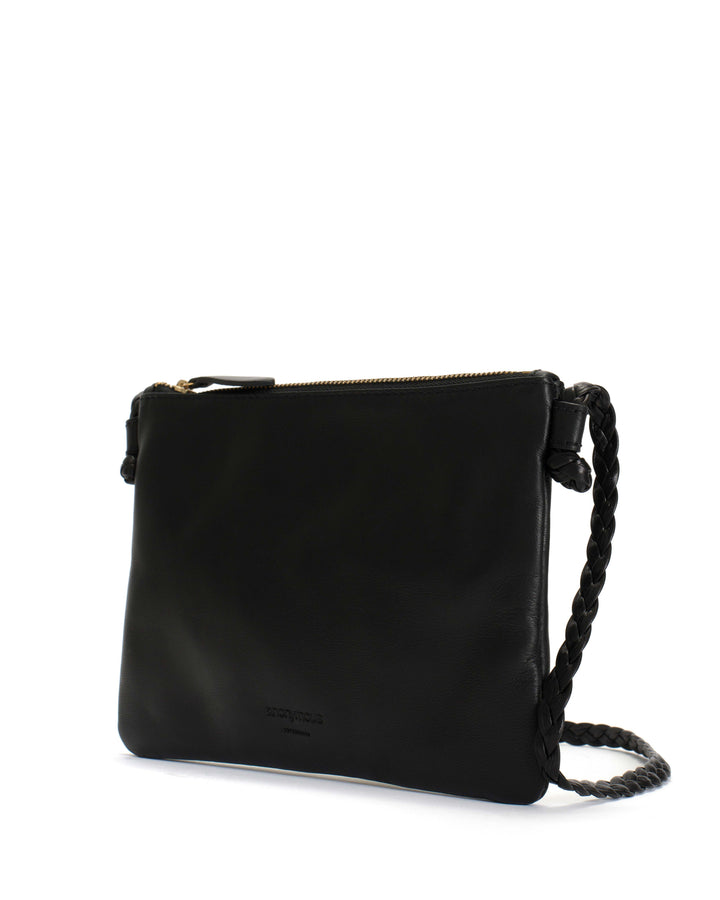 Anonymous Copenhagen Thinna Clutch Shiny Lamb Black