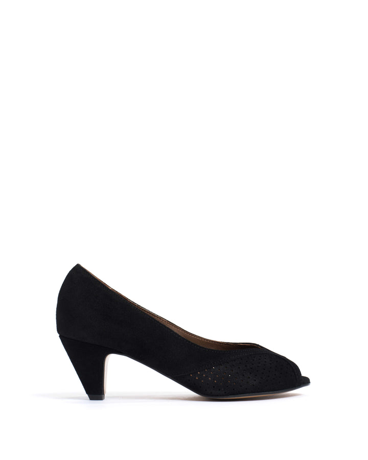 anonymous copenhagen Tiffany Stiletto Calf suede Black