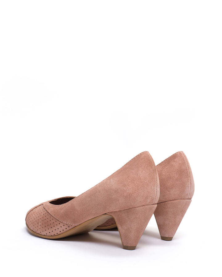 Anonymous Copenhagen Tiffany Stiletto Calf Suede Burned Rose