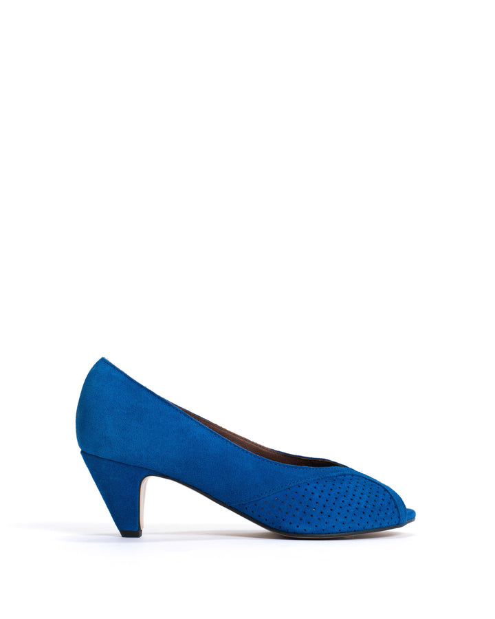 anonymous copenhagen Tiffany stiletto Calf suede Electric blue