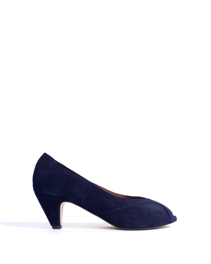anonymous copenhagen Tiffany stiletto Calf suede Ink blue