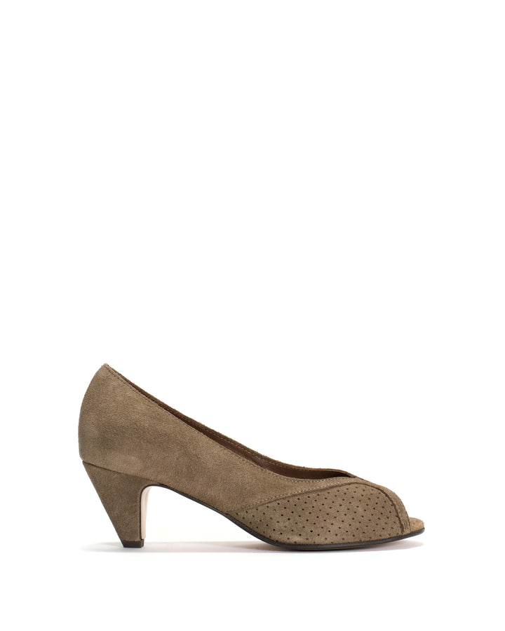 anonymous copenhagen Tiffany stiletto Calf suede Mushroom