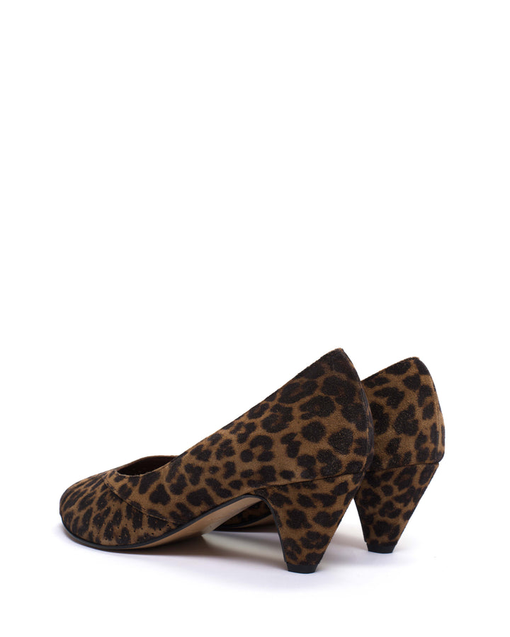 Anonymous Copenhagen Tiffany Stiletto Calf Suede Print Leopard