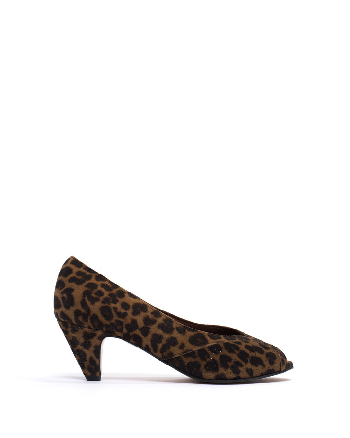 anonymous copenhagen Tiffany stiletto Calf Suede Print Leopard