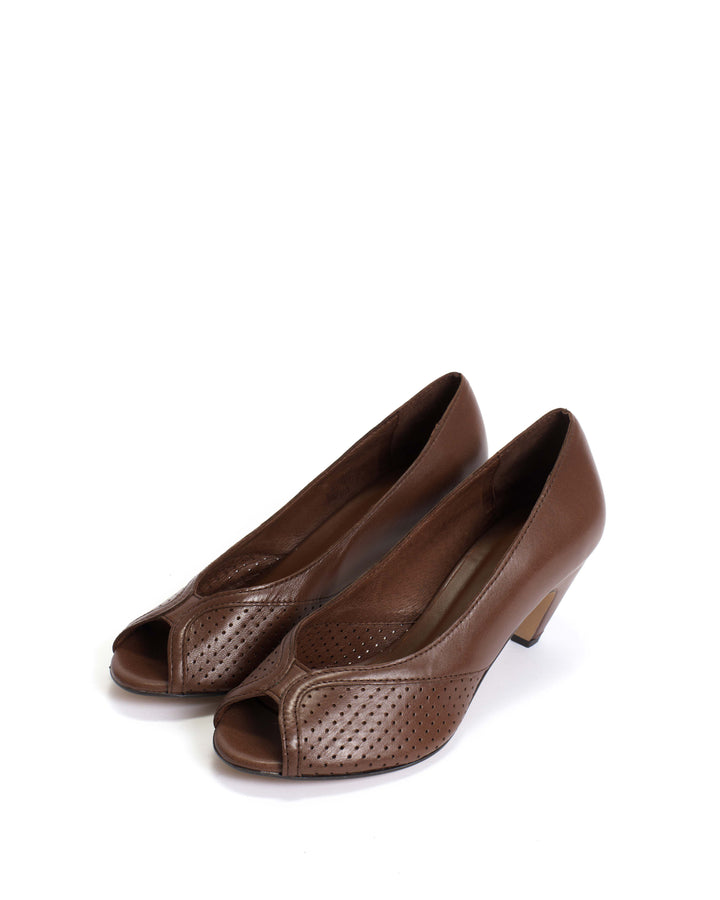 Anonymous Copenhagen Tiffany Stiletto Shiny Lamb Chocolate