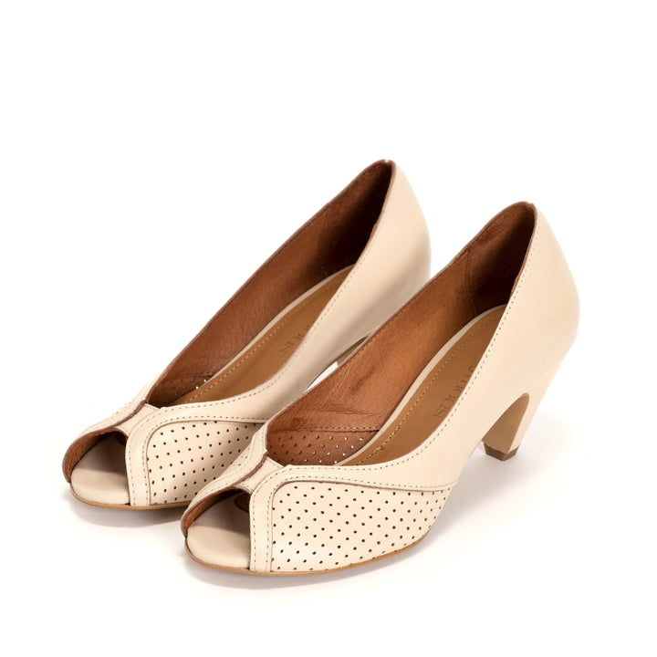 Anonymous Copenhagen Tiffany Stiletto Shiny Lamb Vanilla Cream