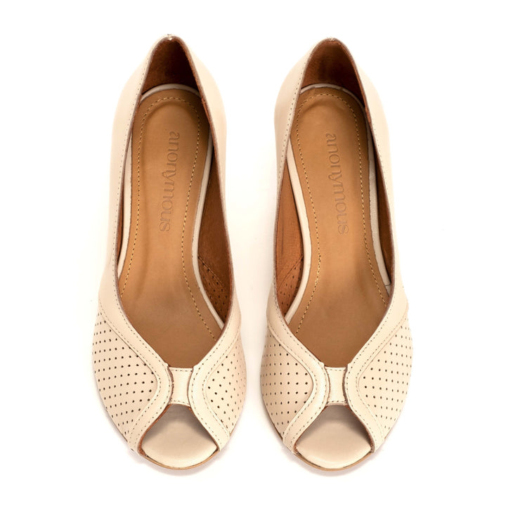 Anonymous Copenhagen Tiffany Stiletto Shiny Lamb Vanilla Cream