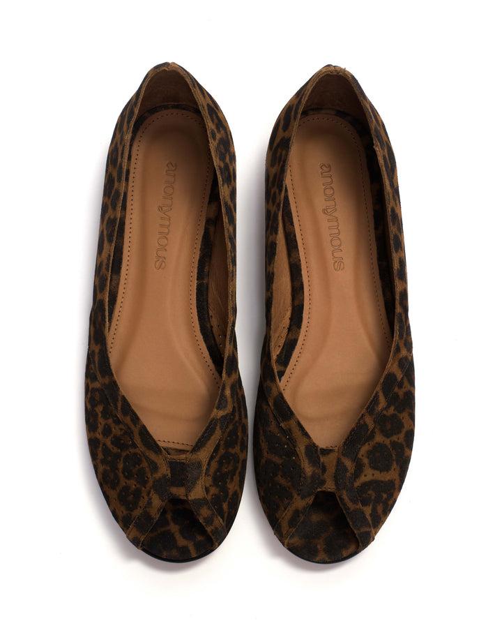 Anonymous Copenhagen Tiffy Calf Suede Print Leopard