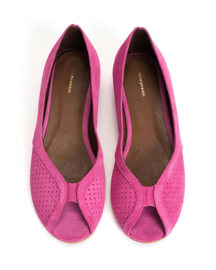 Anonymous Copenhagen Tiffy Calf Suede Raspberry Sorbet