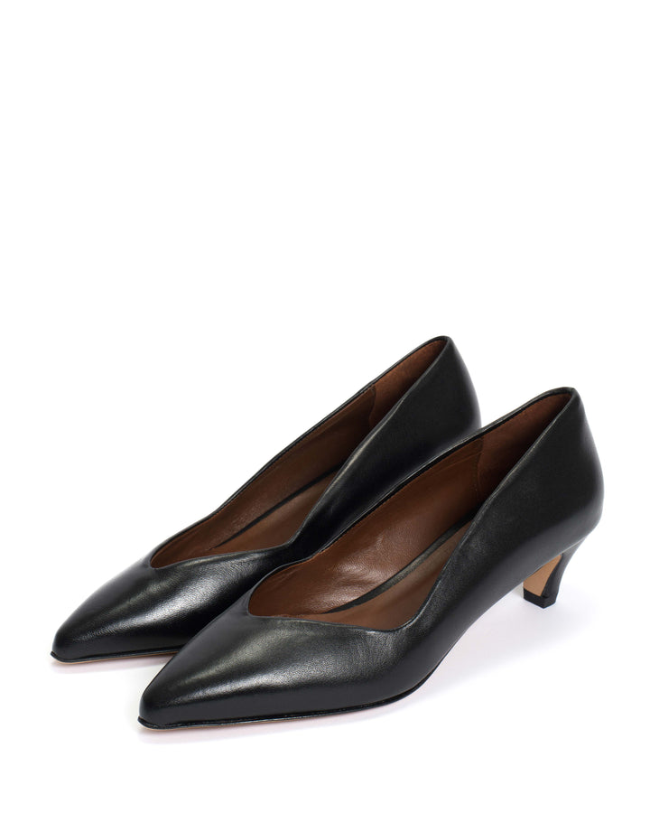 Anonymous Copenhagen Trini 40 Stiletto Shiny Lamb Black