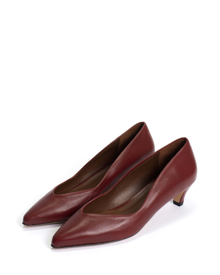 Anonymous Copenhagen Trini 40 Stiletto Shiny Lamb Pomegranate