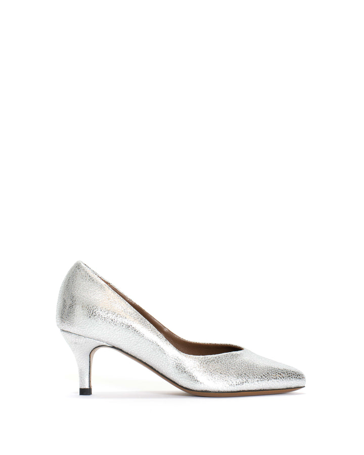 anonymous copenhagen Trini 55 Crackled metallic goat Silver